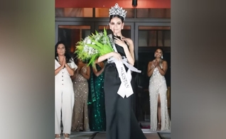 Erica Robin venceu o Miss Paquistão. (Foto: Reprodução/YouTube/Miss Universe).