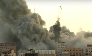 Cenas da guerra entre Israel e Hamas. (Captura de tela/YouTube CNN Brasil)