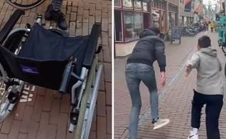 Maison e Jelthe disputaram uma corrida após a cura. (Foto: Reprodução/Facebook/Jelthe Kloens)