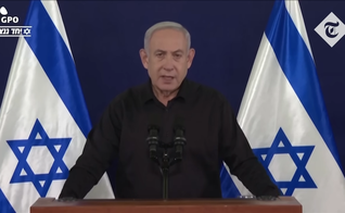 O primeiro-ministro de Israel, Benjamin Netanyahu. (Captura de tela/YouTube/The Telegraph)