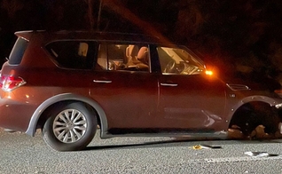 Acidente de carro da família do pastor. (Foto: Reprodução/AG News)