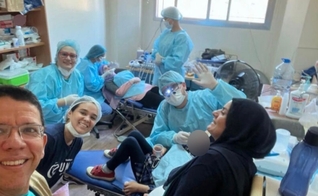 Equipe médica no Líbano. (Foto: Reprodução/Notícias Adventistas)