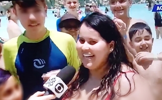 Carol Rocha aproveitou a oportunidade para pregar ao vivo. (Foto: Reprodução/Instagram/Carol Rocha).