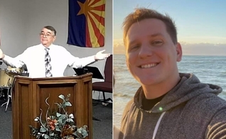 Hans Schmidt, de 26 anos, foi atingido enquanto evangelizava na rua. (Foto: Reprodução Twitch/vccf1phx/Facebook/Zulya Schmidt).