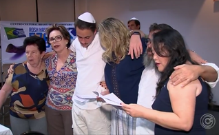 Comunidade judaica em Sorocaba, SP. (Captura de tela/TVTem)