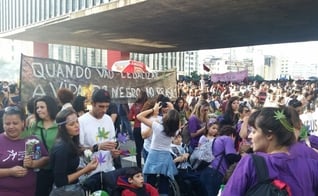 Marcha da Maconha, em São Paulo. (Foto: Ludmilla Souza/Agência Brasil)