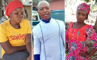 Agnes, Pr. David Musa, Leah Sharibu. (Fotos: Portas Abertas/Morning Star News)