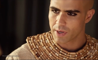 José do Egito, em cena da novela Gênesis. (Captura de tela/Record TV).