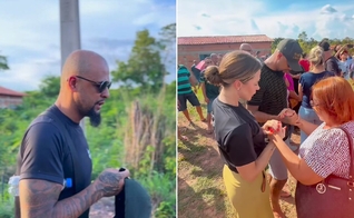 Felipe e sua esposa Roberta. (Foto: Reprodução/Instagram/Felipe Melo)