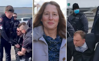 Artur Pawlowski, Isabel Vaughan-Spruce e Derek Reimer. (Fotos: captura de telas e ADF UK)