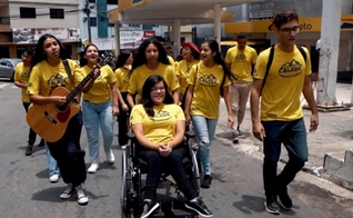 Amanda Diniz. (Foto: Reprodução/YouTube/Adventistas ASES)