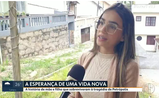 Maria Regina testemunha sobre seu milagre. (Foto: Captura de Tela/Inter TV RJ)
