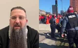 O pastor Timmy Hensel e sua família escaparam do tiroteio. (Foto: Reprodução/CBN News).