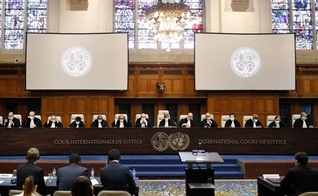 Audiência na Corte Internacional de Justiça da ONU. (Foto: ONU/ICJ-CIJ/Wiebe Kiestra)