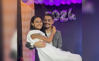 Déborah e Gustavo. (Foto: Reprodução/Instagram/Gustavo Carneiro)