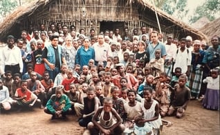 Pastor David Mattos e sua esposa, Miriam Mattos, durante missões na África do Sul. (Foto: Arquivo pessoal).