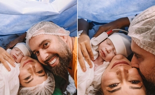 Fabiola, Samuel e Efraim. (Foto: Reprodução/Instagram/Fabiola Melo)