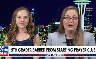 Laura, de 11 anos, não recebeu permissão da Creekside Elementary. (Foto: Reprodução/Fox News).