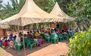 Culto na tenda. (Foto: Reprodução/IMB)