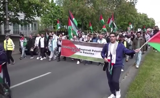Manifestantes pedem Estado Islâmico na Alemanha: ‘Califado é a solução’. (Captura de tela/YouTube/New York Post)