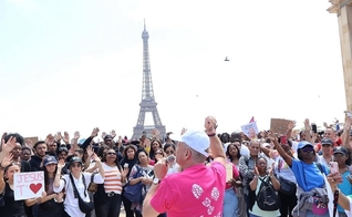  Marcha para Jesus em Paris. (Foto: Instagram/Jean-Luc Trachsel ministries).