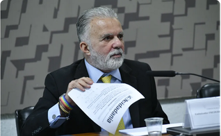 O diplomata Frederico Meyer. (Foto: Geraldo Magela/Agência Senado) 
