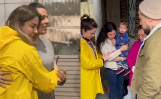 A Onda Dura deu o auxílio aos membros da igreja em Porto Alegre. (Foto: Reprodução/Pastor Lipão).