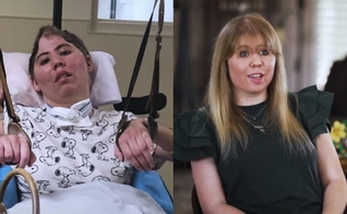 Jaclyn sofreu traumatismo cranioencefálico. (Foto: Reprodução/YouTube/The 700 Club).