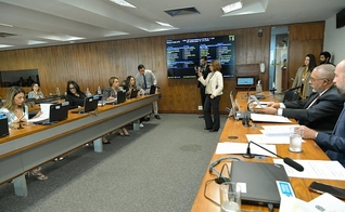 Reunião da Comissão de Direitos Humanos e Legislação Participativa, quarta-feira (19). (Foto: Geraldo Magela/Agência Senado)