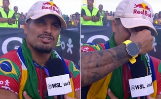 O surfista venceu a final brasileira do Circuito Mundial de Surfe. (Foto: Reprodução/Instagram/WSL).