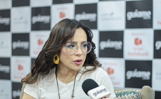 Daniela Araújo na Expoevangélica 2024. (Foto: Guiame).