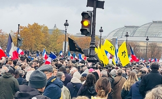 Marcha contra o antissemitismo em Paris. (Foto: Wikipédia)