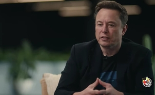 Elon Musk: “Há uma sabedoria tremenda em dar a outra face.” (Captura de tela/YouTube/Matt Pocius on Tesla Stock & Money)
