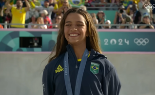 Rayssa Leal. (Foto: Reprodução/YouTube/Olympics)