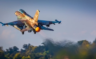 Aeronave da Força Aérea Israelense. (Foto: Unidade de Porta-Vozes das IDF)