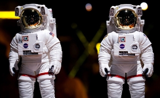 Astronautas no espaço. (Foto: Ilustração/Unsplash/ün LIU)