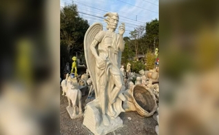 Estátua representando Lúcifer. (Foto: Reprodução/G1/Divulgação).