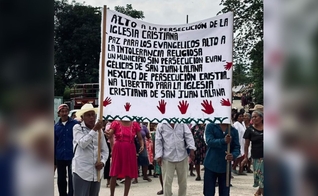 Protesto no México. (Foto: Reprodução/CSW)