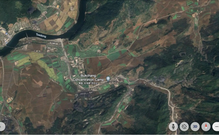 A imagem de satélite mostra o campo Campo 18 nas coordenadas 39.552435°N, 126.073063°E na Coreia do Norte. (Foto: Google Earth). 