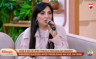 Eyshila no programa “Chega Mais” do SBT. (Foto: Reprodução/YouTube/Chega Mais).
