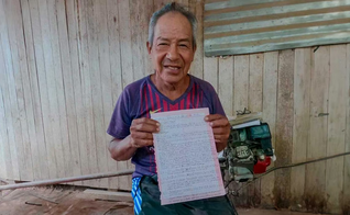 Elias Saboya, líder da congregação adventista “La Selva” (Ucayali). (Foto: Projetos Peru)