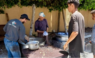 Ajuda humanitária a palestinos. (Foto: Missão Cristã em Gaza)