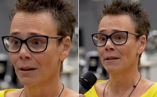 A mulher que foi curada. (Foto: Reprodução/Tiktok/Ministério Frontrunners)