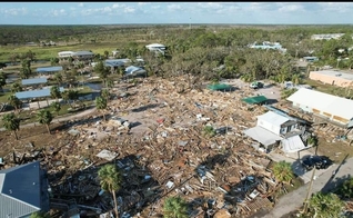 Furacão Helene deixa rastro de destruição Flórida. (Foto: Central Baptist Church Palm Beach)