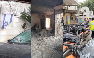 Hamas invade Israel em 7 de outubro de 2023. (Captura de tela/YouTube/Guardian/NBC)