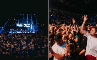 O “Fire Festival” reuniu mais de 15 mil pessoas na Alemanha. (Foto: Holy Spirit Night Movement).