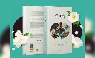 O novo livro Glorify. (Foto: Divulgação)