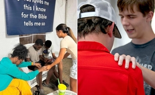 Os Batistas do Sul evangelizaram durante a Feira Estadual do Mississippi. (Foto: Cortesia/Don Lum/Reprodução/Instagram/Mississippi Baptist Convention).