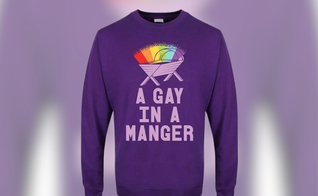 O moletom estampado com um arco-íris utilizado como símbolo pela comunidade LGBT. (Foto: Grindstore/Debenhams)