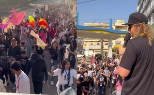 O grupo andou pelas ruas com um caminhão anunciando Jesus. (Foto: Reprodução/Instagram/Sean Feucht). 